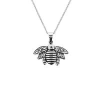 Outlander Inspired 925 Sterling Silver Precious Metal Traditional Scottish Design Celtic Bee Necklace Pendant