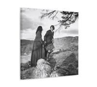 Outlander Jamie And Claire Holding Hands Poster Decorative Painting Canvas Wall Art Living Room Poster Bedroom Painting Wall Art Picture Print Modern Family Room Decor 12 x 12 Inches (30 x 30 cm)