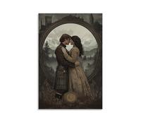Outlander Jamie And Claire Love Art Poster Decorative Painting Canvas Wall Art Living Room Poster Bedroom Painting Wall Art Picture Print Modern Family Room Decor 08 x 12 Inch (20 x 30 cm)