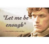 Outlander Jamie Fraser motivational Inspirational quotes tv series Magnet handmade gift idea 6x7 Cm APPROX (10)