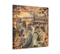 Outlander Romance Retro Poster Decorative Painting Canvas Wall Art Living Room Poster Bedroom Painting Wall Art Picture Print Modern Family Room Decor 24 x 24 Inches (60 x 60 cm)