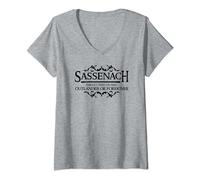 Outlander Sassenach Shirt Flourish Gaelic T-Shirt Trendy V-Neck T-Shirt