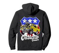 Outlaw Gasser Class Vintage Drag Racing Retro Race Car Pullover Hoodie