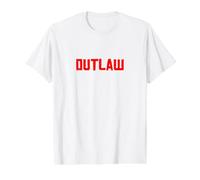 Outlaw Value Graphic T-Shirt, Men, White, L