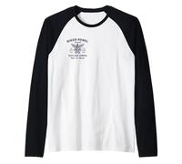 Outlaw Vibes Biker Engine Wings Motorcycle Rider Gift Raglan Baseball Tee