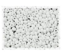 Outlet 10 Grams Preciosa Ornela Seed Beads, Round Hole, Loose, 10/0, White Chalk (3050), Glass, Czech Republic (10/0)
