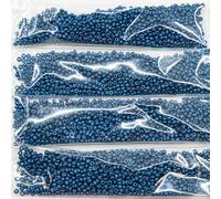 Outlet 10 Grams Preciosa Ornela Seed Beads, Round Hole, Loose, 11/0, Dark Blue 79 (23980-79031), Glass, Czech Republic (11/0)