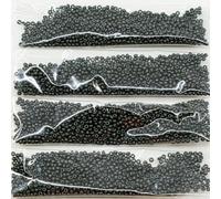 Outlet 10 Grams Preciosa Ornela Seed Beads, Round Hole, Loose, 11/0, Dark Gray 79 (23980-79107), Glass, Czech Republic (11/0)