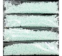 Outlet 10 Grams Preciosa Ornela Seed Beads, Round Hole, Loose, 11/0, Pearl Turquoise Blue 77 (03050-77752), Glass, Czech Republic (11/0)