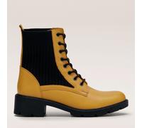 Outlet Adesso Wallis Lace Up Leather Boot BLACK SIZE 5