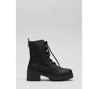 Outlet Blowfish Malibu Leith Chic Laced Combat Boot BLACK TUMBLEWEED SIZE 5