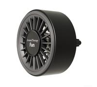 Outlet Clip Fan, 360-degree Airflow Adjustment, USB Cooling Fan, Car Aromatherapy Fan For Various Vent Grilles(Dark grey)
