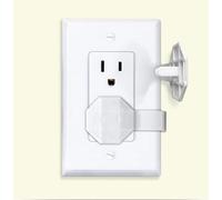 Outlet Covers Baby Proofing (6 Pack Covers 12 Outlets) - Child Safety Electrical Socket Covers - White Plug Protectors Easy to Install - Socket Sitter: Always Connected, Never Lost! No Choking Hazard!