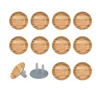 Outlet Covers, Child Safe, Easy Install, Pine Flooring Boards Texture (3)