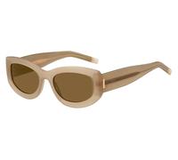 Outlet Designer Sunglasses - Hugo Boss Translucent-Acetate - Beige - Womens