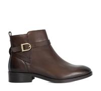 Outlet Dune London Pemma Leather Ankle Boots BROWN SIZE 5