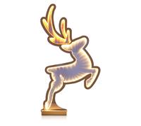 Outlet Festive Infinity Light Decor on Stand SANTA