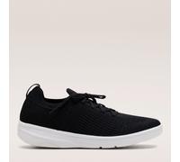 Outlet Fitflop Super-q Knit Slip-on Laced Trainers BEIGE BUFF ROSE GOLD SIZE 9