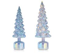 Outlet Home Stories Pre Lit Set Glass Christmas Tree LILAC