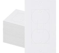 Outlet Insulators Draft Sealers, 30 Pack Electrical Outlet Insulation Pads, EVA Foam Gasket for Wall, Light, Switch Socket Cover Compatible with Duplex Toggle Rocker Wall Plate Openings
