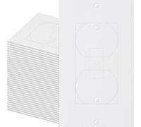 Outlet Insulators Draft Sealers, 30 Pack Electrical Outlet Insulation Pads, EVA Foam Gasket for Wall, Light, Switch Socket Cover Compatible with Duplex Toggle Rocker Wall Plate Openings