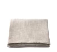 Outlet K by Kelly Hoppen 100% Cotton Muslin Throw SILVER GREY