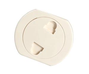 Outlet Opening Covers Rounded Flush Design ABS Texture Suitable for Nursery Bedroom Playroom Living Room Family Spaces Set of 5 Outlet Opening Covers Socket Caps Nursery Rounded Abs Flush Fit Home