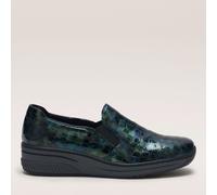 Outlet Rieker Croc Wedge Shoe BLACK SIZE 6 1/2