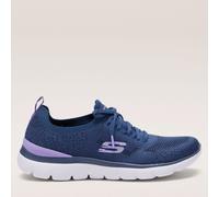 Outlet Skechers Summits Sneak Peek Lace Up Trainer NAVY SIZE 3