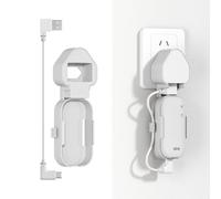Outlet Wall Mount for Blink Sync Module Core - Space-Saving No-Drill Holder Bracket with Short USB Cable, Neat Cable Management for Blink Outdoor & Indoor Security Camera System