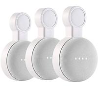 Outlet Wall Mount Holder for Google Nest Mini and Google Home Mini, A Space-Saving Accessories with Cord Management for Google Mini Smart Speaker, No Messy Wires or Screws (3 Pack)