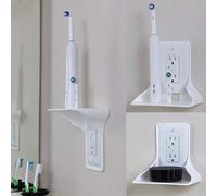 Outlet Wall Shelf | Wall Shelf Organizer for Sockets, Practical and Portable Wall Mount for Kitchen Organization, Ideal for Living Rooms, Offices and Kitchens