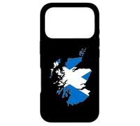 Outline of Scotland Overlaid With the Saltire Case for iPhone 17 Pro