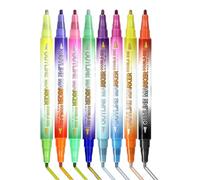 Outline Pens Double Head, Drawing Pens, Doodle Markers for Crafting School Activities Note-Taking Art Projects Greeting Birthday Cards Labeling