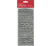 Outline Stickers - Traditional Xmas Sentiments - Silver