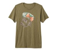 Outline with hat | American Pitbull Terrier Premium T-Shirt