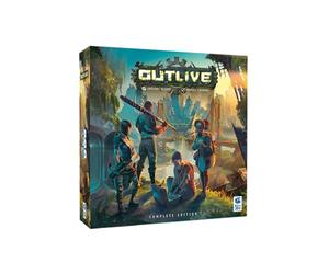 OUTLIVE Complete Edition - Includes Underwater Expansion - Ages 14+ - 1 to 4 Players - Strategy Game - Resource Management Game - Postapocalypse - French Version - The Game Box