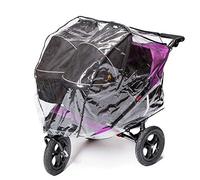 Out'n'About Nipper Double Carrycot Rain Cover, Made in The UK, Clear PVC, UV Stabilized