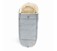 Out'n'About Nipper Footmuff - Summit Edition, Waterproof Buggy Footmuff with Polar Fleece Lining, Taped Seams, Removable Front Converts to Seat Liner, Newborn-4 Years (Rocksalt Grey)