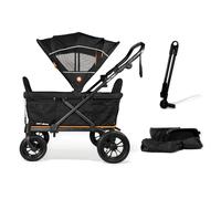 Out'n'About Nipper Wagon Adventure Bundle | Foldable All-Terrain Wagon Stroller with Seating for 2 Kids & Gear, Newborn-7 Years, Up to 60kg | Rain Cover, Explorer Pack and Pull Bar Included