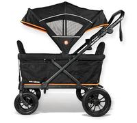 Out'n'About Nipper Wagon | Push/Pull All-Terrain Stroller Wagon, Seating for 2 Kids & Gear | Shopping, Festival Trolley, 2 Removable Seats, 5-Point Harnesses, Car Seat Compatible | Newborn-7 Years
