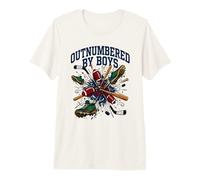 Outnumbered By Boys Chaos Parenting Premium T-Shirt