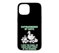 Outnumbered By Boys Cheap Body Spray Goose Sports Case for iPhone 15