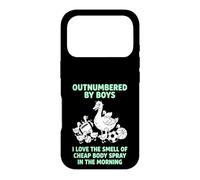 Outnumbered By Boys Cheap Body Spray Goose Sports Case for iPhone 17 Pro