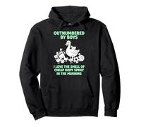 Outnumbered By Boys Cheap Body Spray Goose Sports Pullover Hoodie
