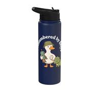 Outnumbered By Boys Funny Mom Mama Boy Mom Life Stainless Steel Insulated Water Bottle