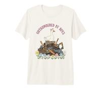 Outnumbered By Boys Goose Construction Boy Mom Sons Premium T-Shirt
