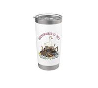 Outnumbered By Boys Goose Construction Boy Mom Sons Stainless Steel Insulated Tumbler