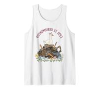 Outnumbered By Boys Goose Construction Boy Mom Sons Tank Top