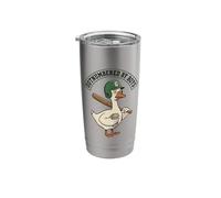 Outnumbered By Boys Mom Goose Baseball Mama Stainless Steel Insulated Tumbler